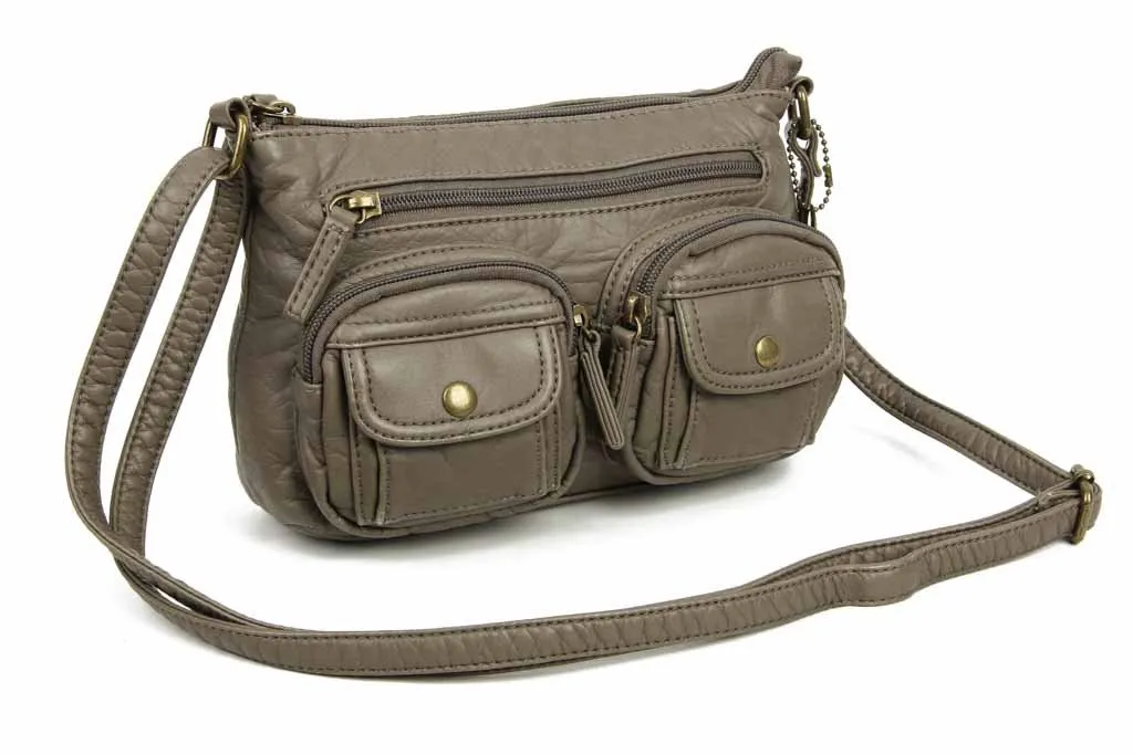 The Bethany Crossbody - Dark Grey