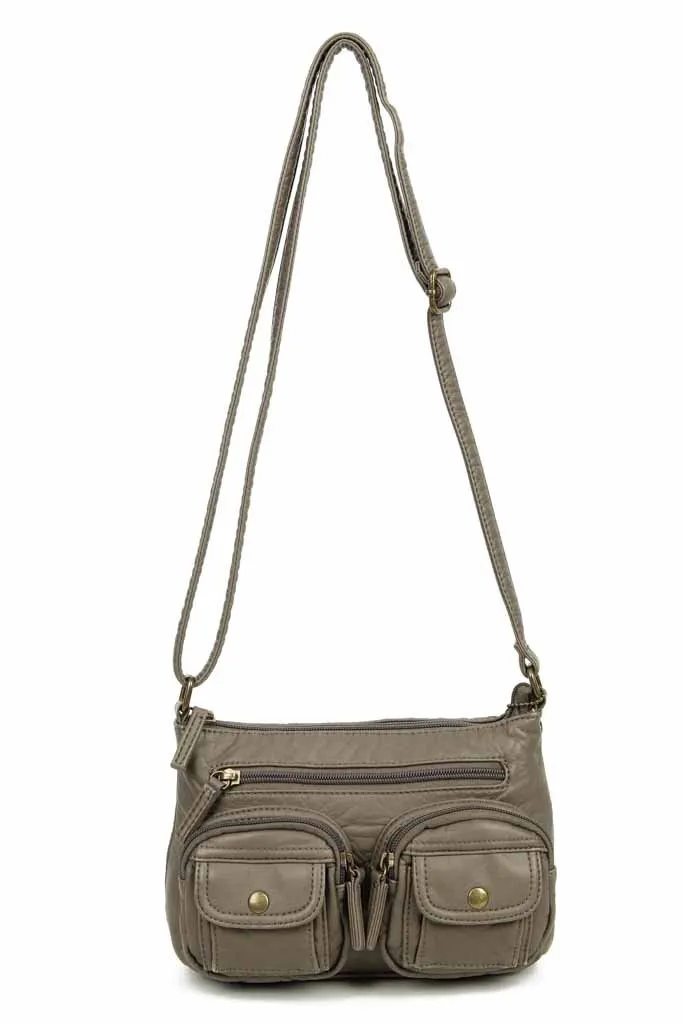 The Bethany Crossbody - Dark Grey