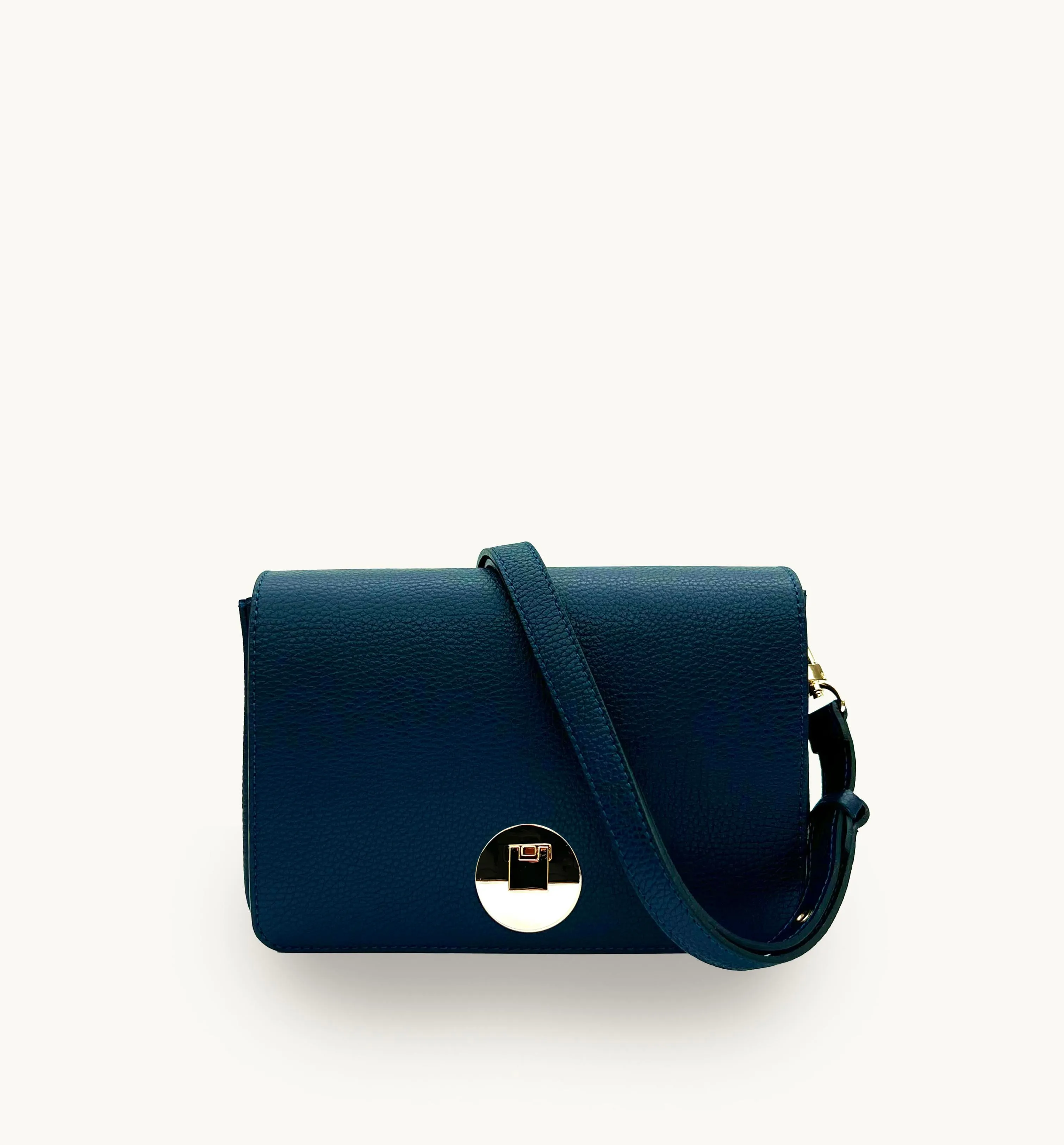 The Newbury Maxi Navy Leather Bag