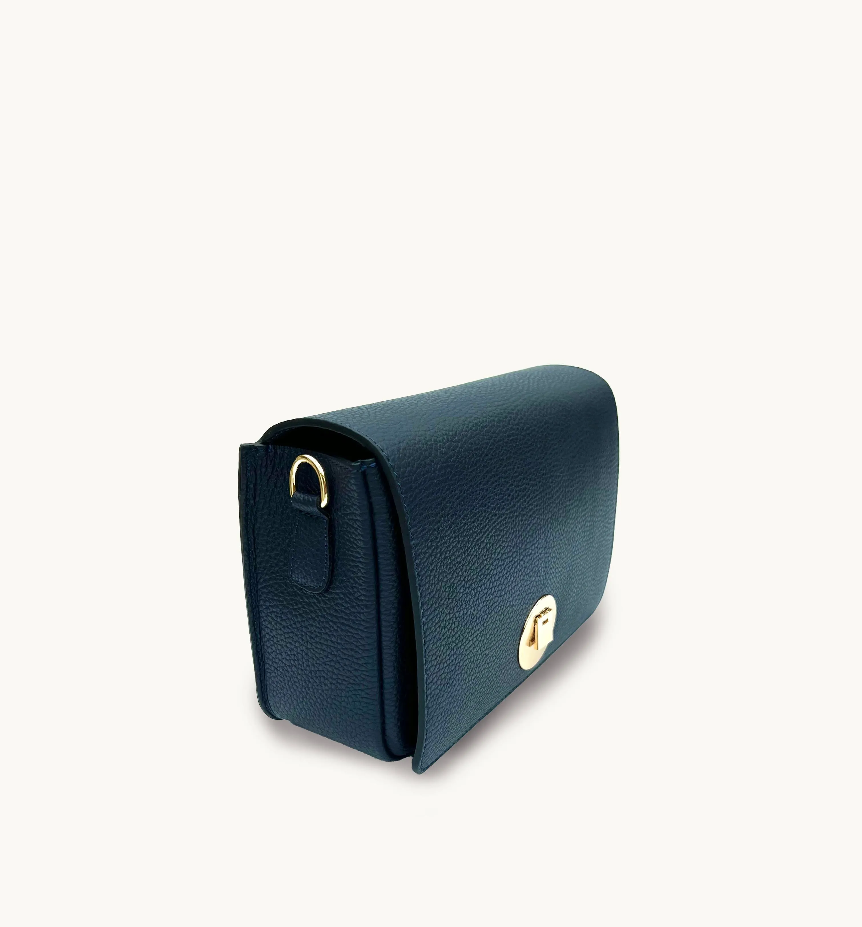 The Newbury Maxi Navy Leather Bag