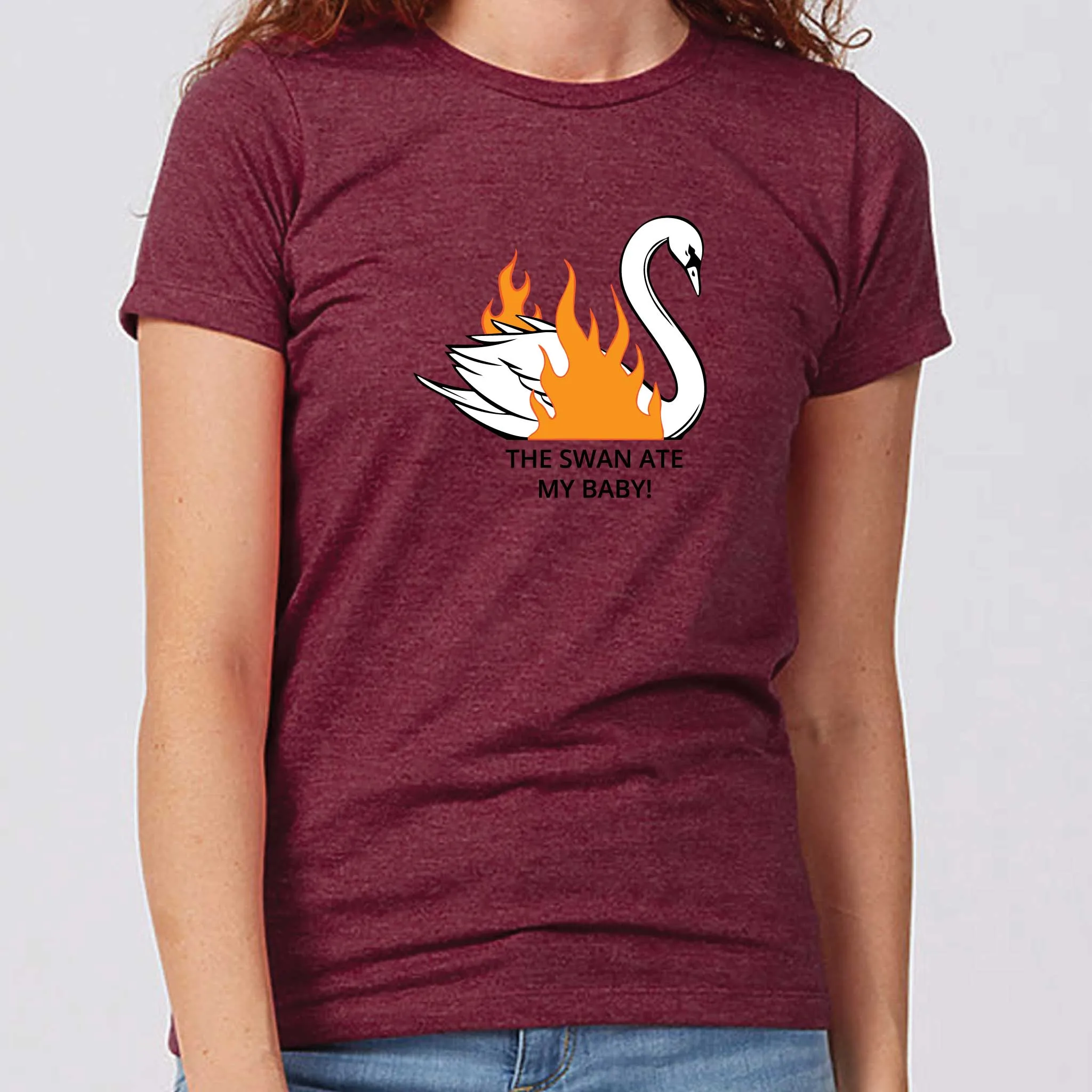 The Swan Ate My Baby! DDG Minnesota Women's Slim Fit T-Shirt