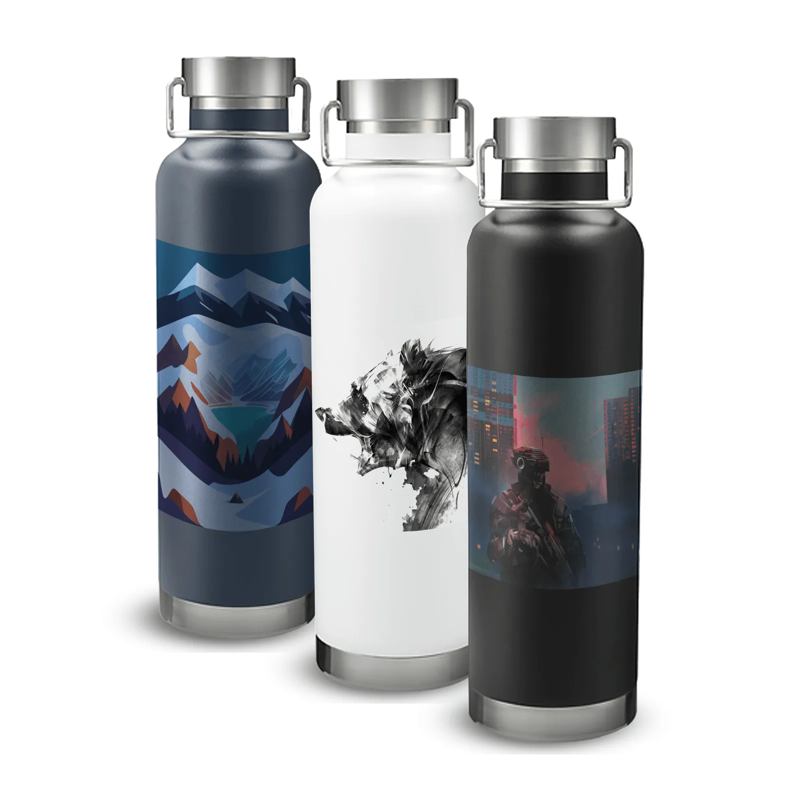 Thor Copper Vacuum Insulated Bottle 32oz