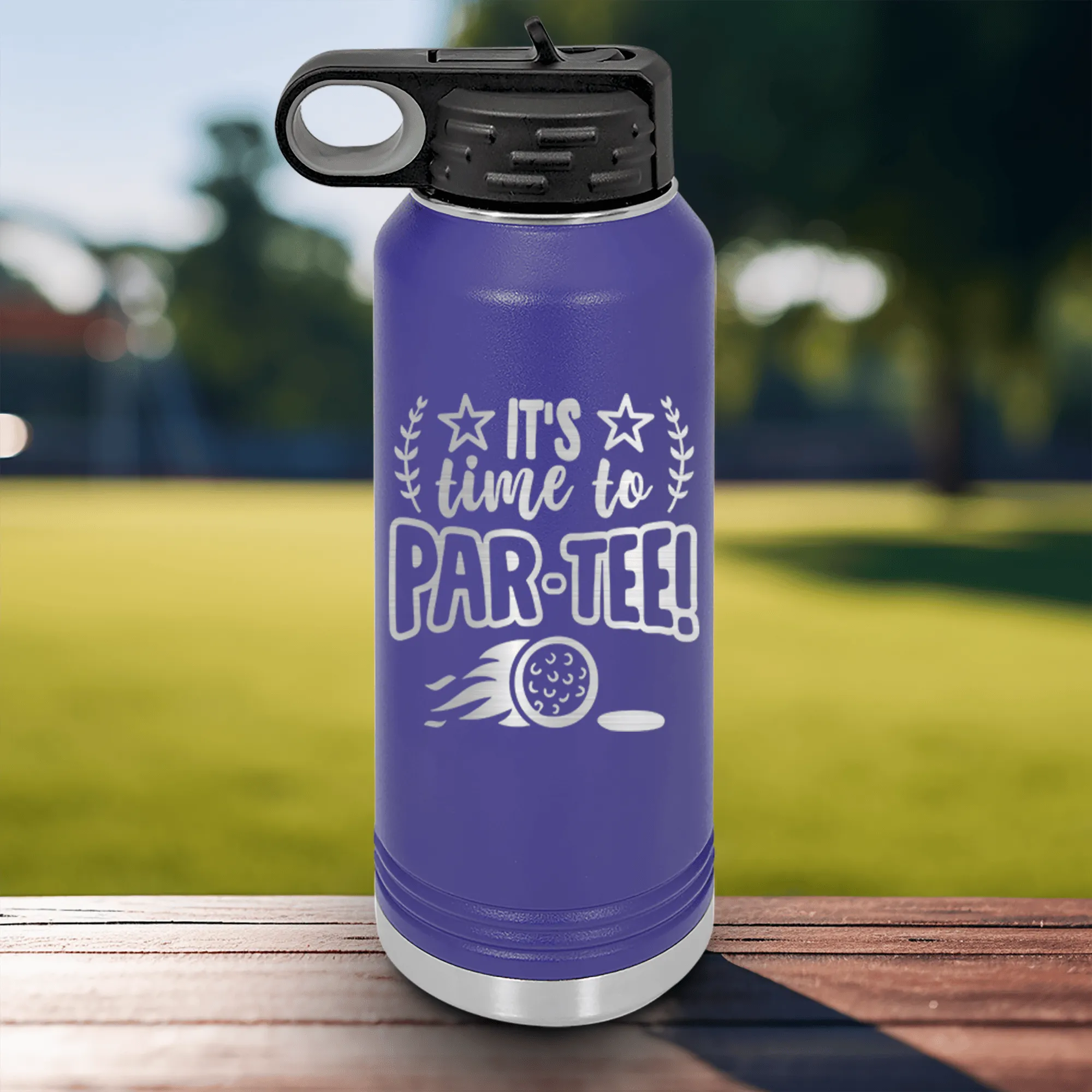 Time To Par Tee Water Bottle