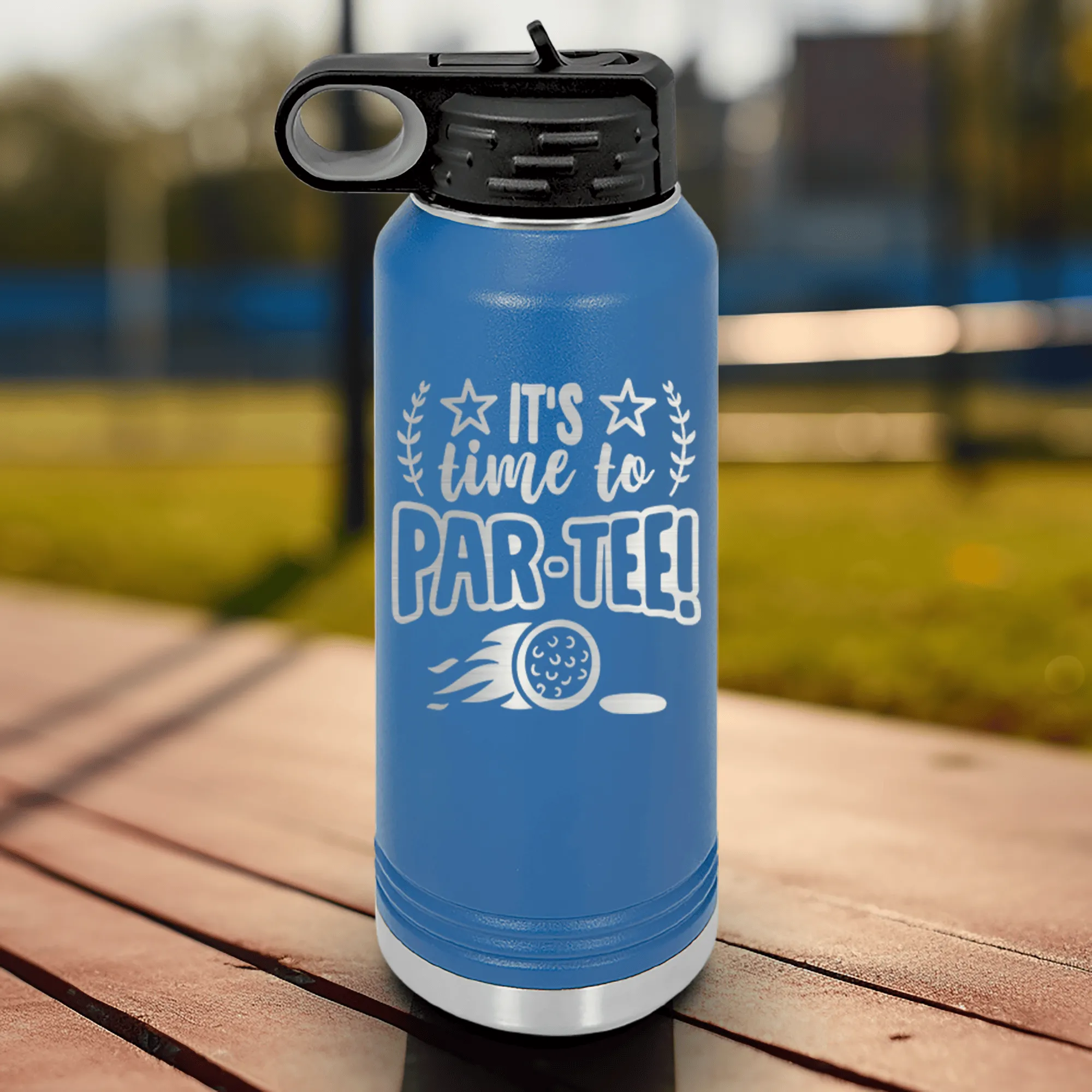 Time To Par Tee Water Bottle