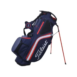 TITLEIST Hybrid 14 Stand Bag (Navy/White/Red)