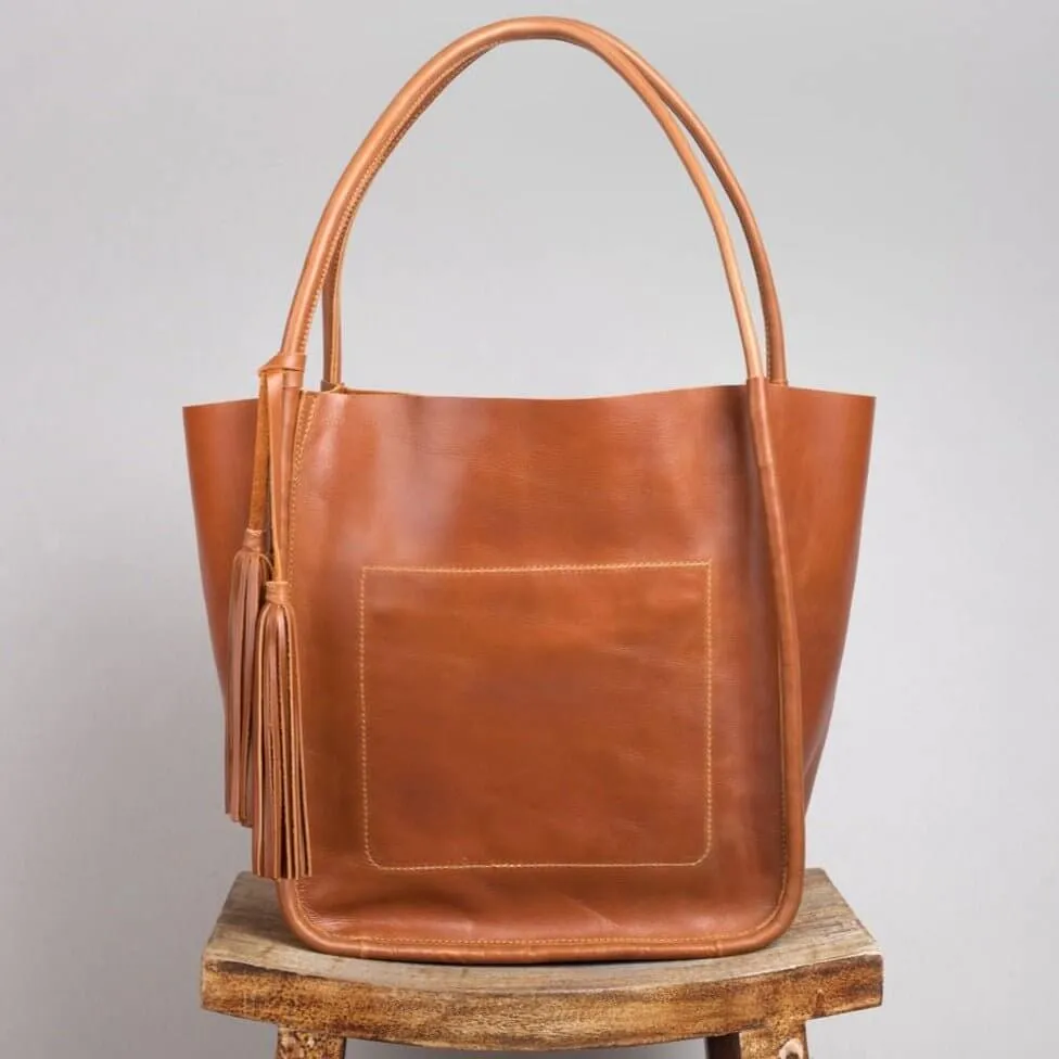 Trapeze Tote Bag Nougat