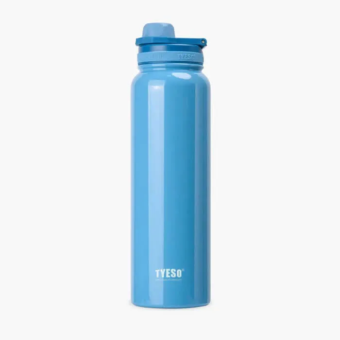 TYESO Stainless Steel Sports Bottle With Handle 40oz