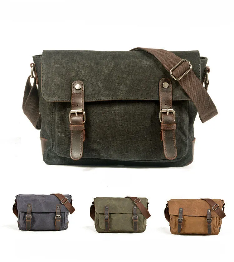 Vintage Water Resisitant Crossbody Bags for Men 6027