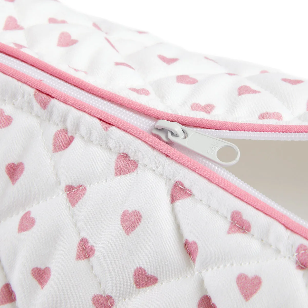 Wash Bag Heart Pink