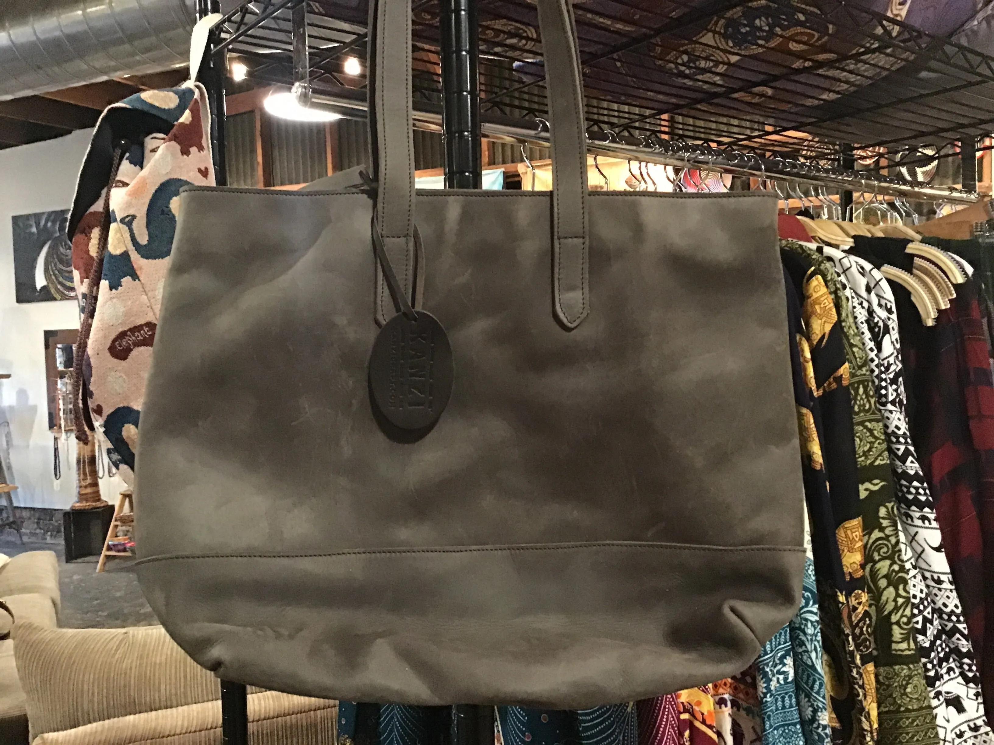 Washington Leather Tote Bag