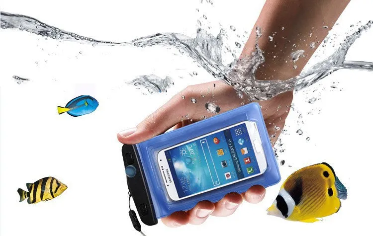 Waterproof Case 4.8 Inch For iPhone Water proof Bag 5.7 Inch for Samsung galaxy Note Underwater Pouch PVC cover Diving Case