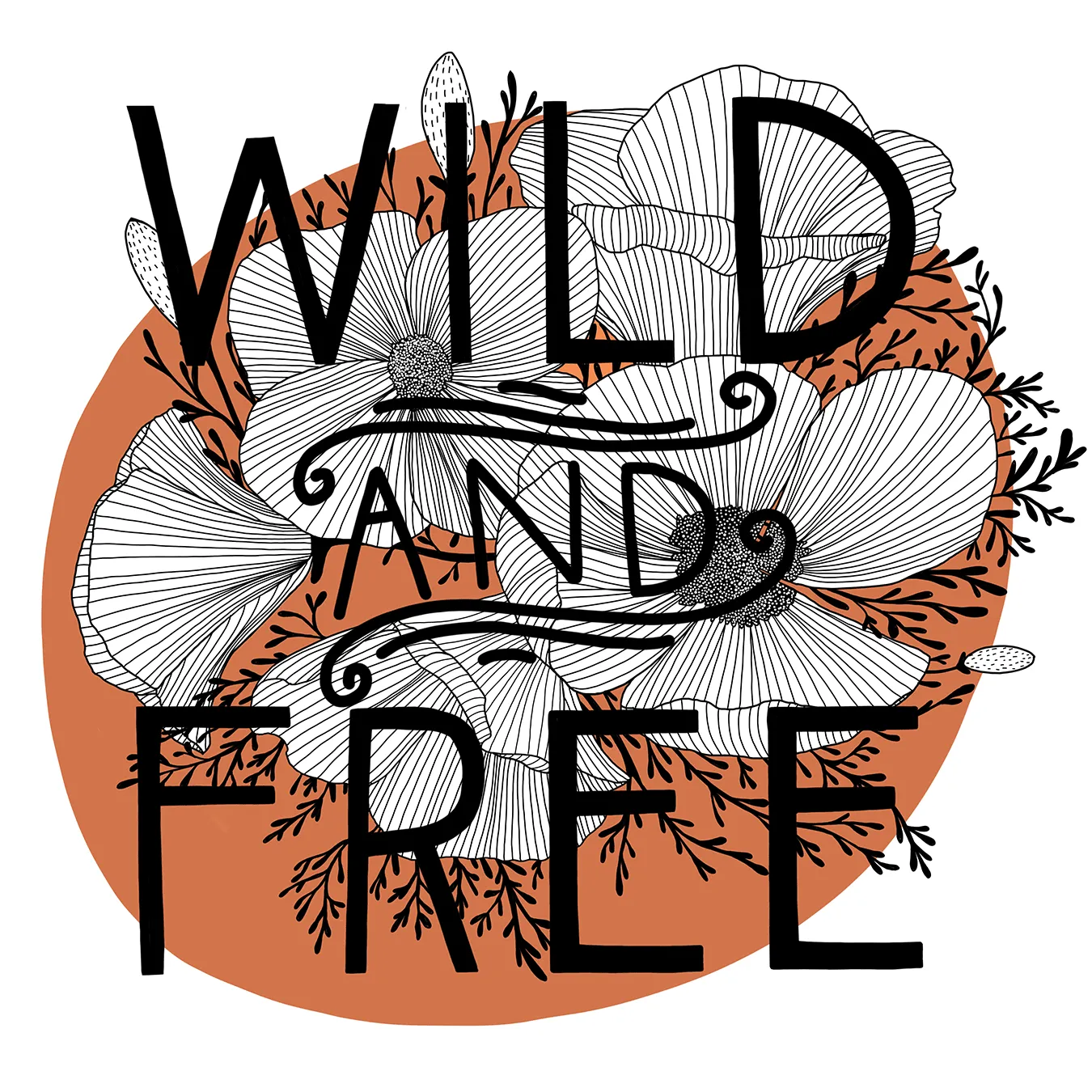 Wild   Free Sticker