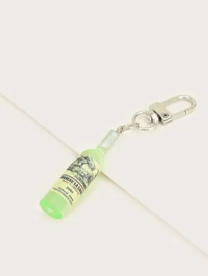 Wine Bottle Design Bag Charm