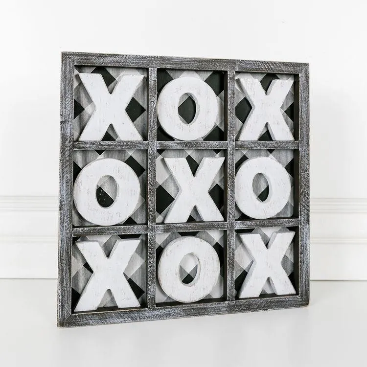 Wooden Tic Tac Toe Game